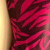 GK HOT PINK ZEBRA ADULT X-SMALL N/S FOIL PRINT GYMNASTICS DANCE TANK LEOTARD AXS - Image 3