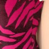 GK HOT PINK ZEBRA ADULT X-SMALL N/S FOIL PRINT GYMNASTICS DANCE TANK LEOTARD AXS - Image 4