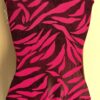 GK HOT PINK ZEBRA ADULT X-SMALL N/S FOIL PRINT GYMNASTICS DANCE TANK LEOTARD AXS - Image 6