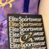 GK FIGURE SKATE ADULT X-SMALL SLVLS VIOLET SPIRAL FOIL TIE-DYE TRICOT DRESS AXS - Image 7