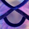 GK FIGURE SKATE ADULT X-SMALL SLVLS VIOLET SPIRAL FOIL TIE-DYE TRICOT DRESS AXS - Image 9
