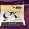 GK FIGURE SKATE ADULT X-SMALL SLVLS VIOLET SPIRAL FOIL TIE-DYE TRICOT DRESS AXS - Image 11