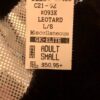 GK LgSLV LADIES SMALL BLACK VELVET BLUE WHITE FOIL GYMNASTIC DANCE LEOTARD Sz AS - Image 5