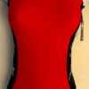 GK ALLEGIANCE ADULT SMALL RED & NAVY N/S SEQ STARS GYMNASTS DANCE LEOTARD Sz AS