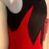 ADIDAS CLASSIC CHILD MEDIUM GK BLACK RED N/S GYMNASTICS TANK LEOTARD Sz CM NWT! - Image 3