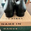 LEO'S DANCEWEAR STYLE 1012 JUNIOR SIZE 3.0 JAZZ TAP BLACK LEATHER SHOES Sz 3 M - Image 3
