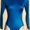 GK Elite LADIES X-SMALL BASIC LgSLV ROYAL N/S GYMNASTIC DANCE LEOTARD Sz AXS NWT