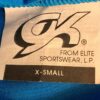 GK Elite LADIES X-SMALL BASIC LgSLV ROYAL N/S GYMNASTIC DANCE LEOTARD Sz AXS NWT - Image 4