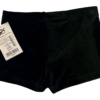 GK BLACK VELVET ADULT X-SMALL MICRO MINI CRYSTALS CHEER DANCE GYMNASTS SHORTS XS - Image 6
