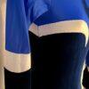 GK LgSLV LADIES SMALL BLUE NYLON/SPANDEX VELVET GYMNASTICS DANCE LEOTARD Sz AS - Image 3