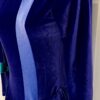 GK ICE FIGURE SKATE LgSLV ADULT SMALL PURPLE VELVET CONTRAST STRIPE DRESS Sz AS - Image 4