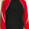 GK BLACK RED WHITE DRYTECH CHILD MEDIUM GYMNASTICS ATHLETES WARM UP JACKET Sz CM - Image 4