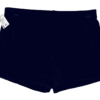 GK WORKOUT SHORTS ADULT SMALL MICRO MINI BLACK VELVET CHEER DANCE GYMNASTIC SZ S