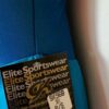 GK ICE SKATE DANCE DRESS ADULT SMALL BLUE IRIDESCENT HALTER VELVET JA AS NWT! - Image 7