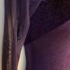 GK 3/4SLV ADULT SMALL PURPLE GLITTER VELVET MESH GYMNASTICS DANCE LEOTARD Sz AS - Image 3