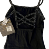 GK DANCE JAZZ CHILD LARGE MICROFIBER MATRIX FOIL CHEER GYMNAST CAMISOLE TOP SZ L - Image 9