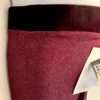 GK DANCE JAZZ PANTS CHILD SMALL PURPLE FOIL VELVET WAISTBAND HIP HUGGERS Sz CS - Image 3