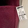 GK DANCE JAZZ PANTS CHILD SMALL PURPLE FOIL VELVET WAISTBAND HIP HUGGERS Sz CS - Image 4