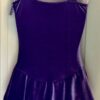 GK VINCA VELVET CAMI ADULT X-SMALL FOIL FLORAL PRINT FIGURE SKATE DRESS AXS NWT! - Image 2