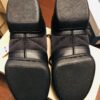 LEO'S DANCE Nâ€™ JAM ADULT 4 BLACK LEATHER SPLIT SOLE LOW-TOP HIP HOP #418 AD 4M - Image 3