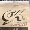 GK ADULT X-LARGE PAISLEY BLUE & NAVY VELVET GYMNASTIC DANCE TANK LEOTARD SZ XL - Image 7