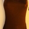 GK ELITE DANCE LADIES LARGE BROWN SYLKTECH CAMISOLE JAZZ BALLET LEOTARD Sz AL