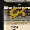 GK CHEER CROP TOP ADULT SMALL BLACK HALTER DRYTECH SIKVER MYSTIQUE TRIM AS NWT! - Image 4