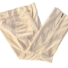 DKNYC Women's Size 6 White Cotton Mid-Rise 4-Pockets Casual Zip Ankle Pants