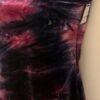 GK VELVET TIE-DYE PRINT ICE FIGURE SKATE LADIES SMALL SLVLS A-LINE DRESS  Sz AS - Image 5