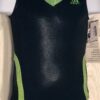 ADIDAS CHILDS BLACK LIME FOIL GYMNASTICS DANCE GK LEOTARD CXS