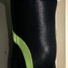 ADIDAS CHILDS BLACK LIME FOIL GYMNASTICS DANCE GK LEOTARD CXS - Image 3