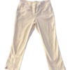 DKNYC Women's Size 6 White Cotton Mid-Rise 4-Pockets Casual Zip Ankle Pants - Image 9