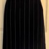 ALIA LADIES SIZE 12 BLACK PINSTRIPE POLY/RAYON PENCIL STRAIGHT SKIRT Sz 12 EUC! - Image 2