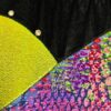 GK BLACK TANK ADULT LARGE CHARADE LIME FOIL SWAR CRYSTALS GYMNASTS LEOTARD Sz AL - Image 3