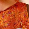 GK ELITE ORANGE FLORAL BEAD PRINT CAMISOLE ICE SKATE DRESS AXS - Image 4