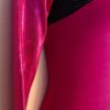 GK LgSLV BERRY VELVET ADULT X-SMALL BERRY MYSTIQUE GYMNASTIC DANCE LEOTARD AXS - Image 3