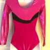 GK LgSLV BERRY VELVET ADULT X-SMALL BERRY MYSTIQUE GYMNASTIC DANCE LEOTARD AXS - Image 4