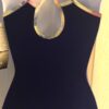 GK PURPLE VELVET ADULT X-SMALL FOIL TRIM FLORAL APP GYMNAST TANK LEOTARD Sz AXS - Image 6