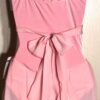 GK ICE FIGURE SKATE ADULT SMALL PINK VELVET CAMISOLE SHIRRED JA DRESSS AS NWT! - Image 3