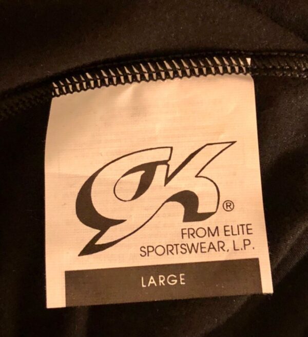 GK ELITE DANCE JAZZ LADIES LARGE BLACK COTTON SPANDEX CUFFED PANTS Sz AL NWT! - Image 6