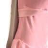 GK ICE FIGURE SKATE ADULT SMALL PINK VELVET CAMISOLE SHIRRED JA DRESSS AS NWT! - Image 4