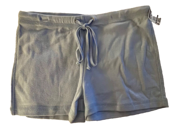 GK DRAWSTRING COTTON SHORTS GIRLS MEDIUM SOLID LGT BLUE LOUNGE CASUAL SZ M NWT!