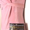 GK ICE FIGURE SKATE ADULT SMALL PINK VELVET CAMISOLE SHIRRED JA DRESSS AS NWT! - Image 6