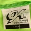 GK GREEN CHILD X-SMALL FOIL CATERPILLAR ACCENT GYMNASTICS DANCE TANK LEOTARD XS - Image 6