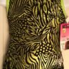 NASTIA LIUKIN LIME FOIL ANIMAL PRINT GK TANK GYMNASTICS LEO Sz CL