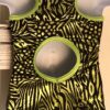 NASTIA LIUKIN LIME FOIL ANIMAL PRINT GK TANK GYMNASTICS LEO Sz CL - Image 2