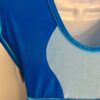 GK FIGURE SKATE ADULT SMALL CAP SLV 2-TONE BLUE VELVET SWIRL STYLE DRESS Sz AS - Image 7