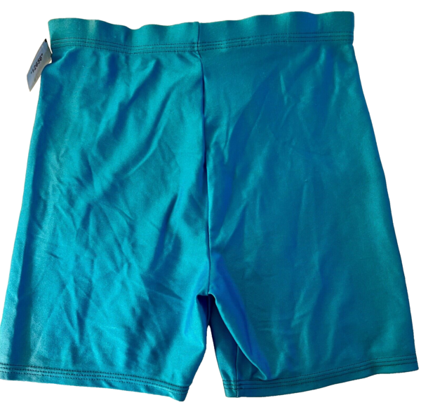 GK WORKOUT SHORTS LADIES X-SMALL BLUE NYLON/SPANDEX DANCE CHEER GYMNASTICS SZ XS - Image 7