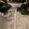 GK ICE SKATE ADULT MEDIUM BLACK POLAR FLEECE ZIP FRONT FAUX FUR COLLAR JACKET M - Image 4