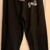 GK â€œCHEERâ€ GRAPHIC ADULT MEDIUM NAVY COT/POLY ATHLETIC LOUNGE SWEATPANTS Sz AM